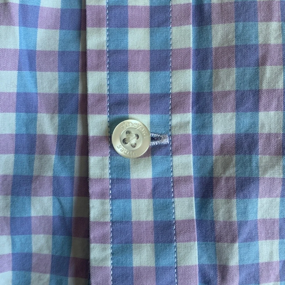 Vineyard Vines Boys Kids Checkered Button Down‎ Shirt